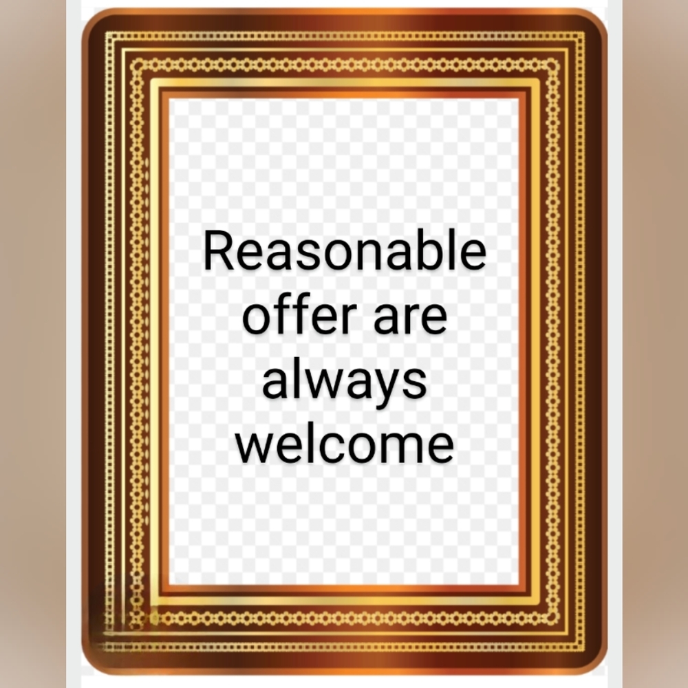 Reasonable offers are welcome